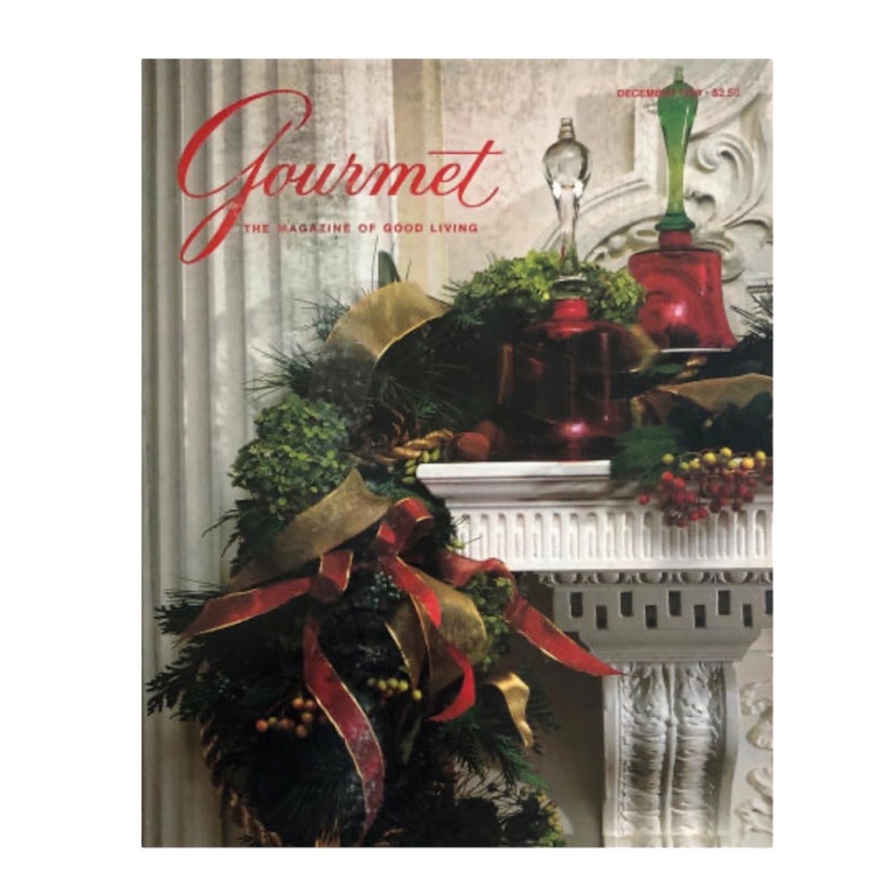 Vintage Gourmet Magazine “The Magazine Of Good Living” December 1989 Back Issue